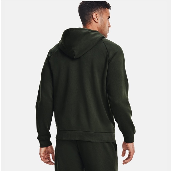 Men's UA Rival Fleece Full Zip Hoodie - Picture 2 of 9